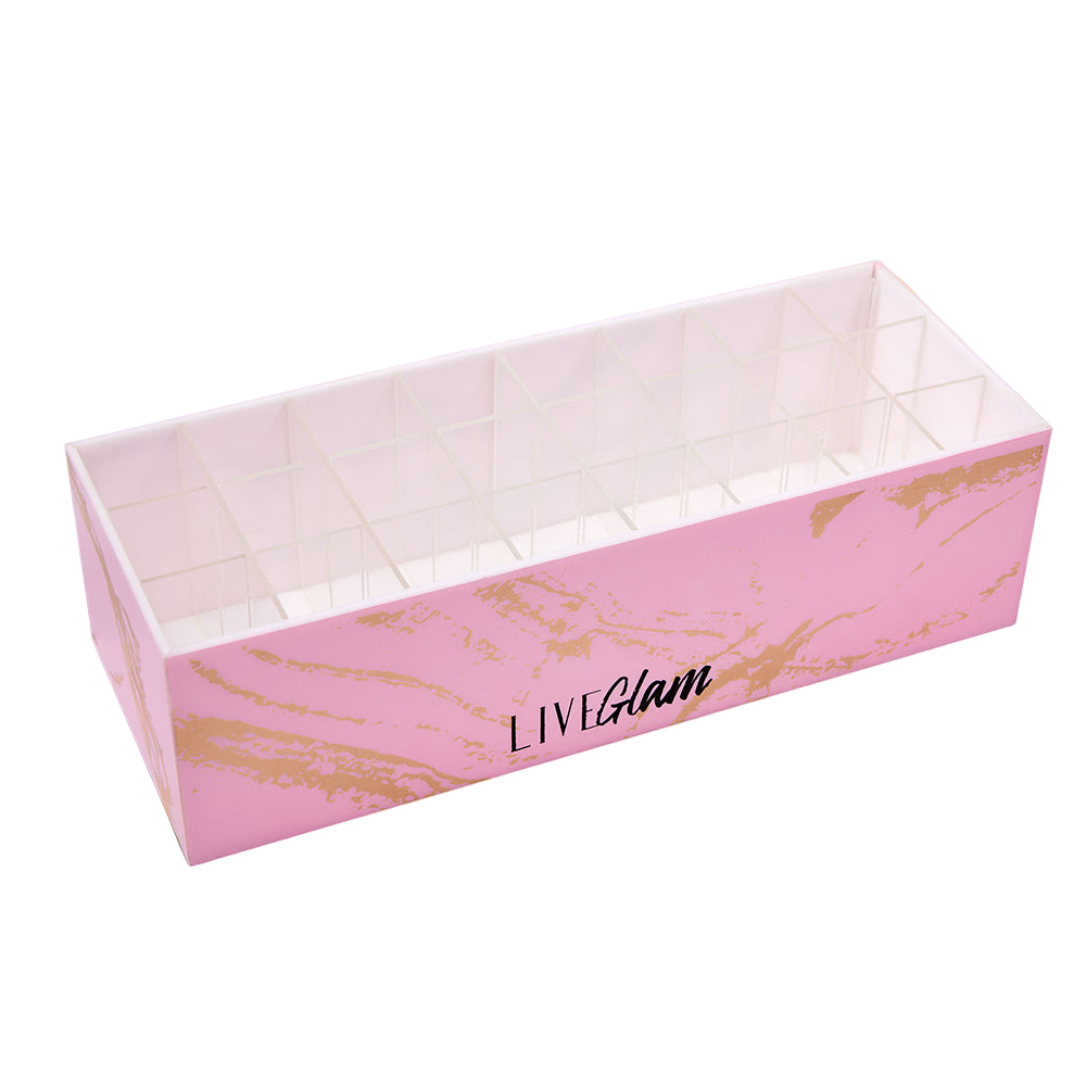 Pink Marble Lippie Display