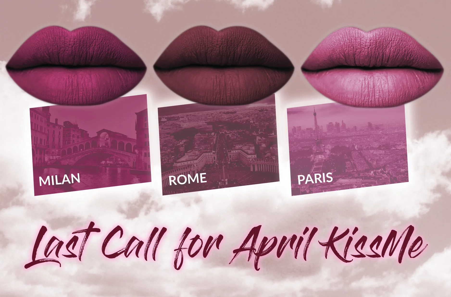 KissMe April Collection is Taking Flight!