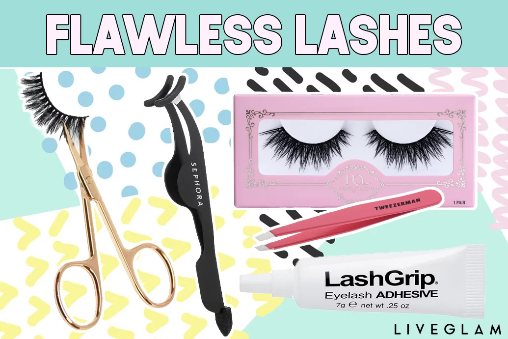 How to Flawlessly Apply False Lashes 