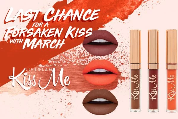 LiveGlam KissMe Lippies March 2018 Last Chance