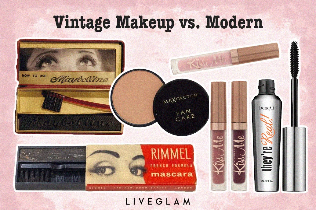 Vintage Makeup Products Vs Now Liveglam