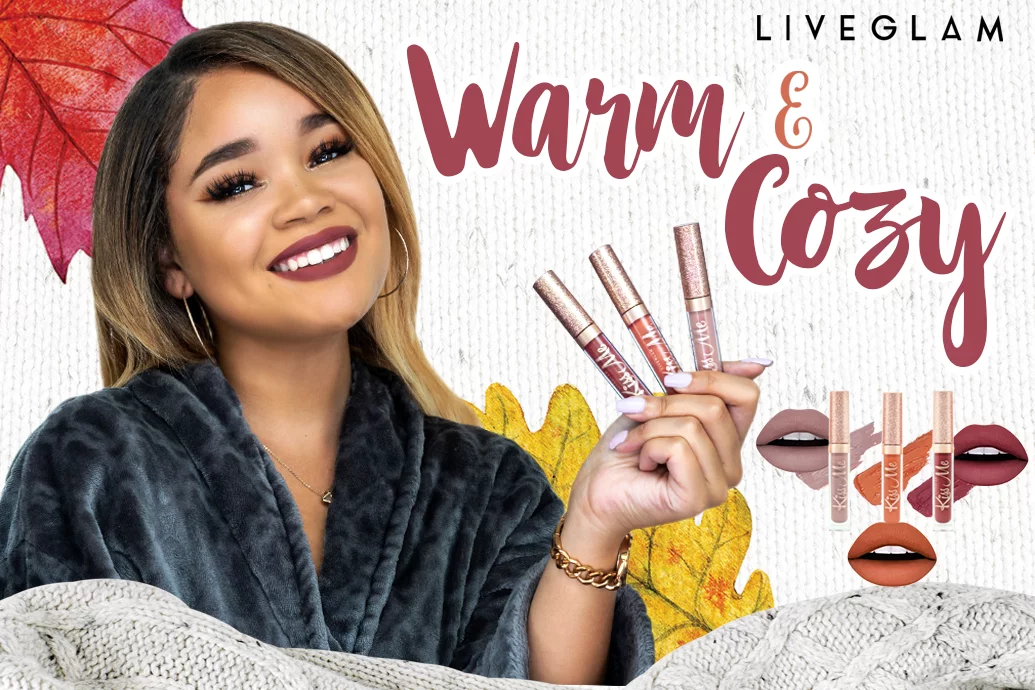 Get Warm & Cozy With our October LiveGlam KissMe Lippies!