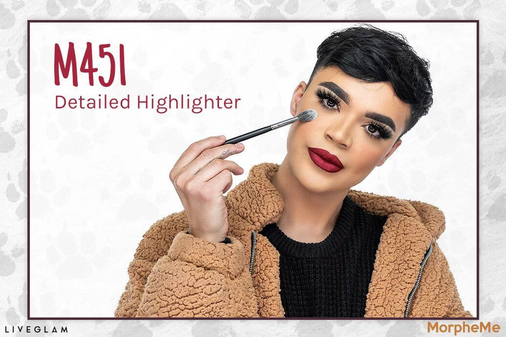 detailed highlighter makeup brush MorpheMe LiveGlam