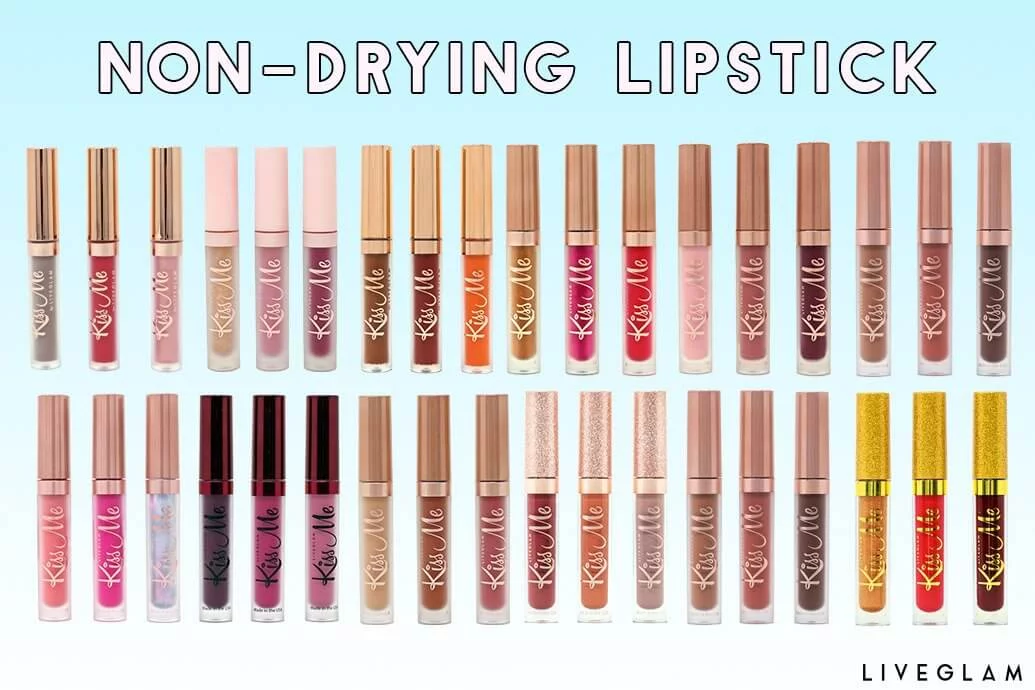Non-drying liquid lipsticks