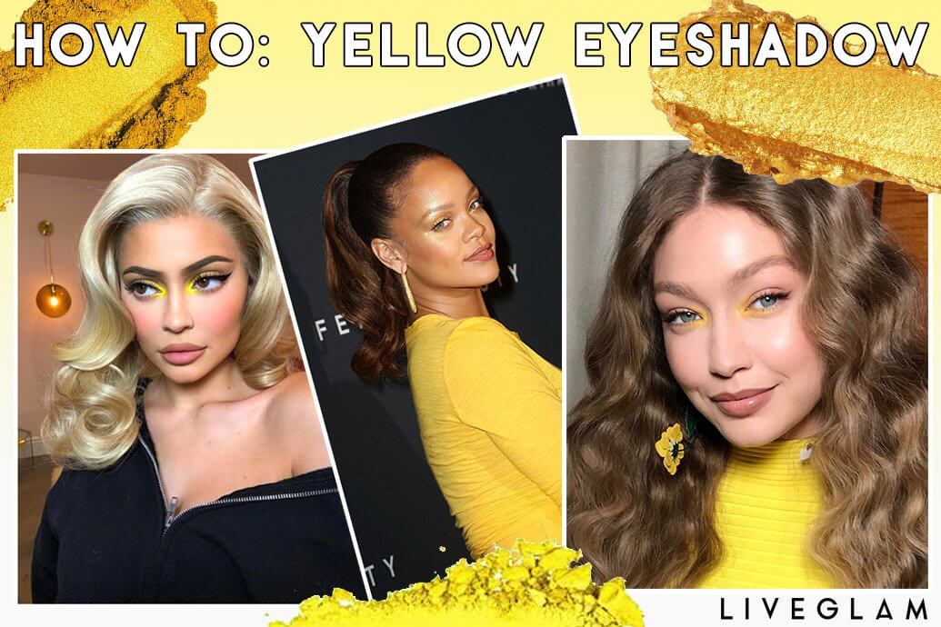 How to wear yellow eyeshadow