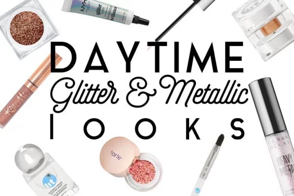 How to wear glitter and metallic during the day