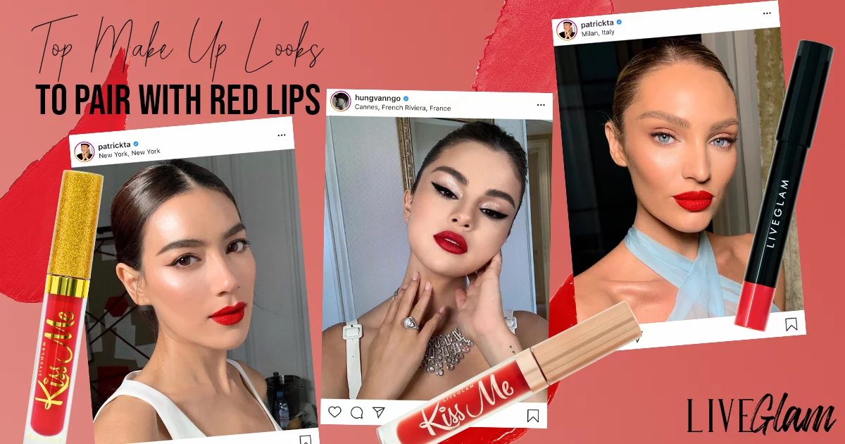 Top Makeup Looks to Pair with Red Lips