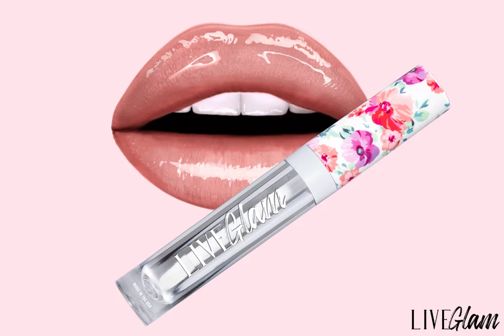 LiveGlam Dandelion clear lip gloss July 2020 lippie club
