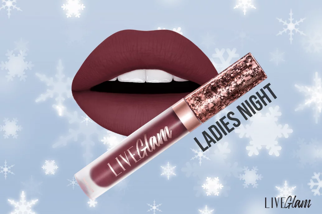 Burgundy lipstick color for winter