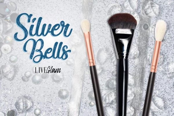 LiveGlam Silver Bells brush collection december 2020