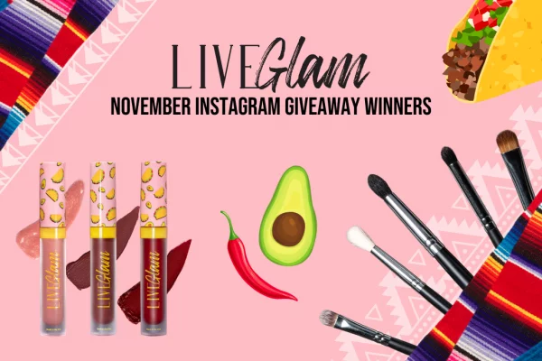 LiveGlam giveaway winners november 2020