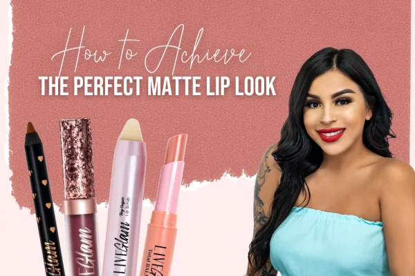 how to achive the perfect matte lip look