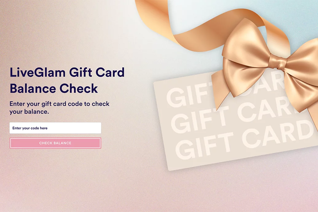 Introducing: The LiveGlam Gift Card