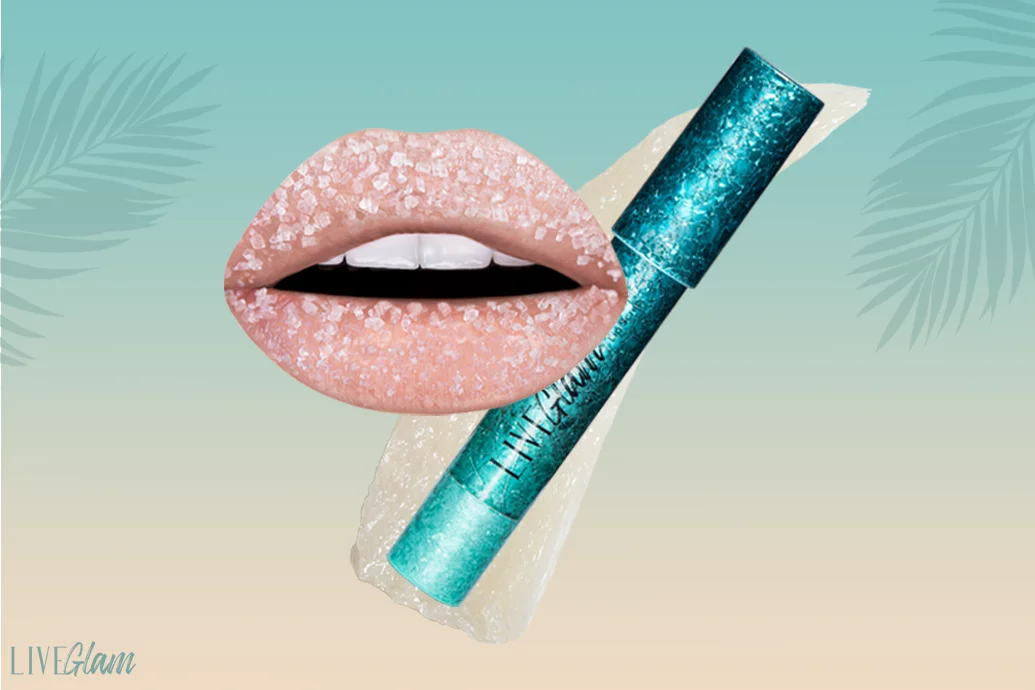 LiveGlam Mint To Be lip scrub march 2021 collection
