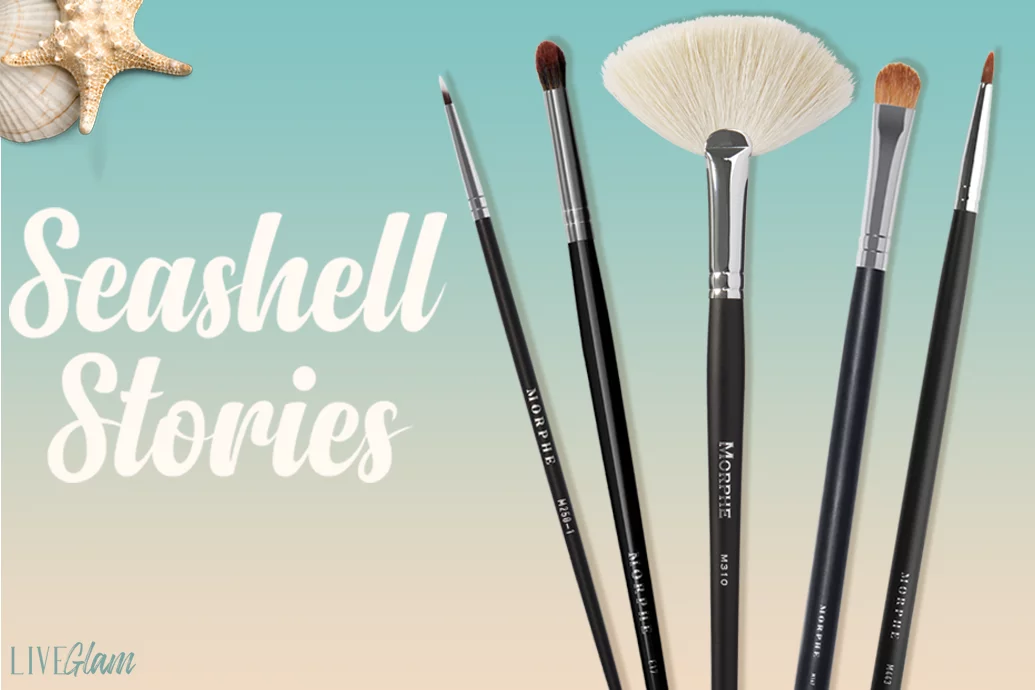 LiveGlam Seashell Stories makeup brush collection