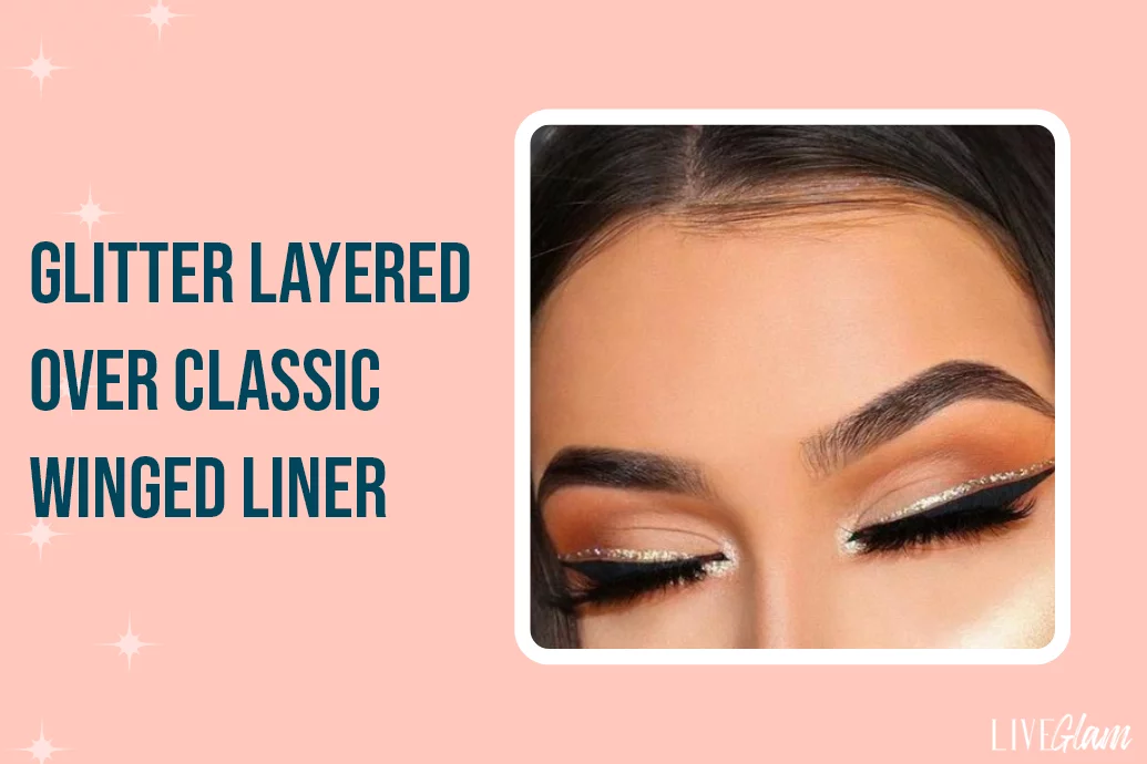 glitter eyeliner tutorial