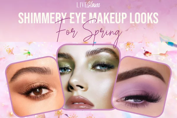 shimmery eye makeup looks for spring