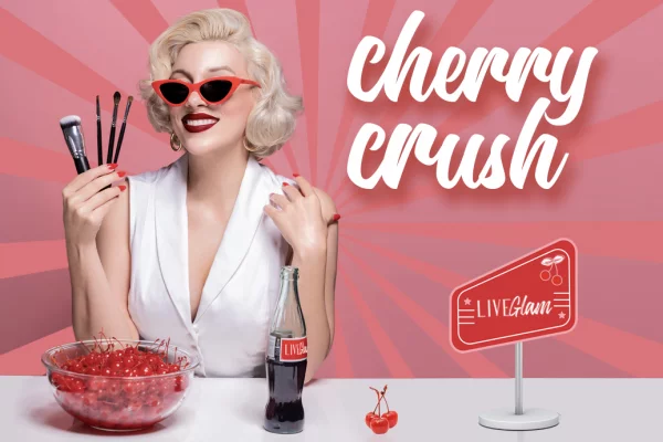 LiveGlam Cherry Crush brush collection 2021
