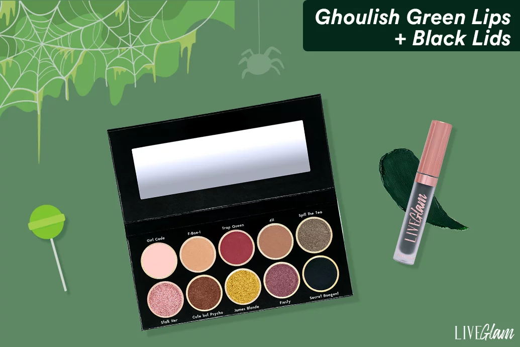 green lipstick idea for halloween